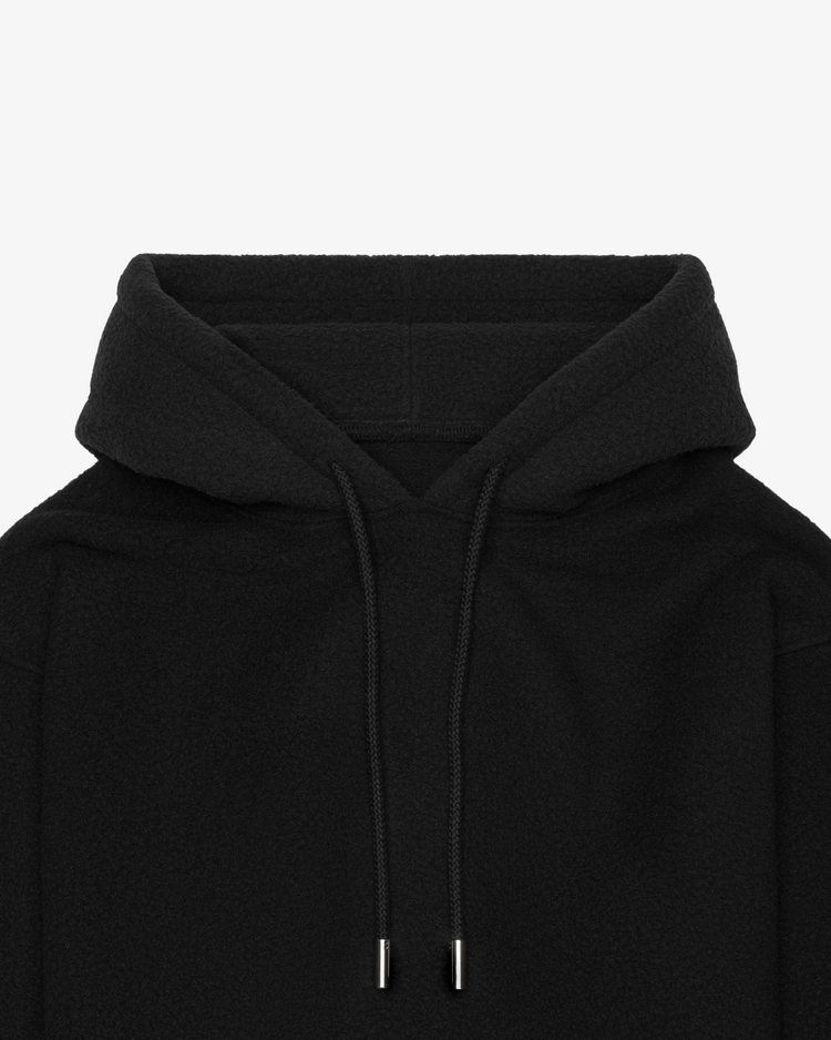 Core Polar Fleece Hoodie - Black