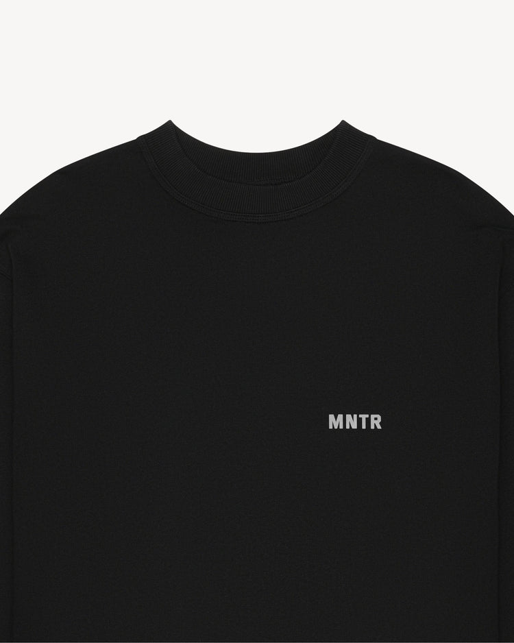 MNTR Long Sleeve Shirt - Black