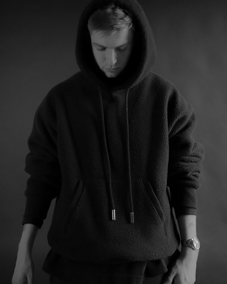 Core Polar Fleece Hoodie - Black